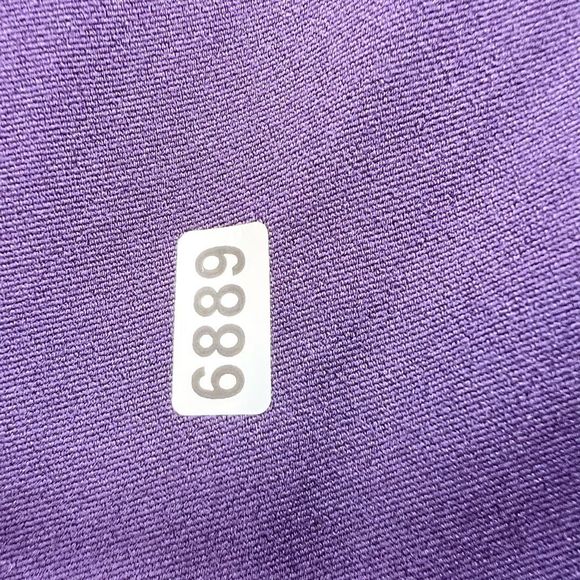 White House Black Market Blazer Womens 12 Deep Amethyst Notch Lapel Ruffle Back - Picture 10 of 12